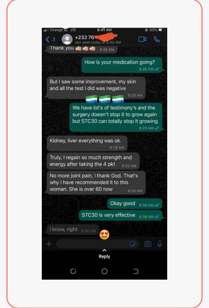 WhatsApp customer review