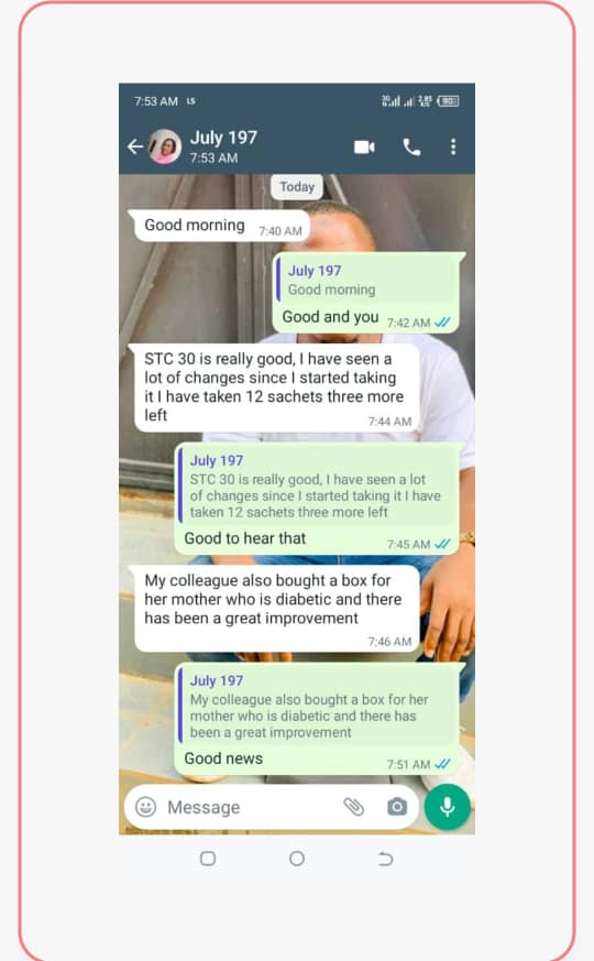WhatsApp customer review